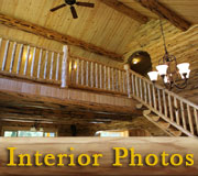 Montana Chalet Log Home Interior