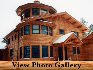 Oxford Amish Log Home