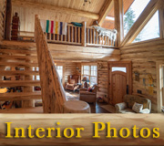 Swiss Chalet Log Home Interior