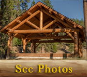 30X40 Meadowlark Log Pavilion