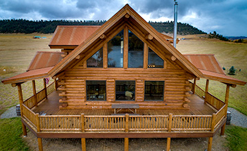 Yellowstone Chalet Montana Log Home