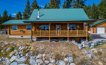 Montana Pioneer Amish Log Home