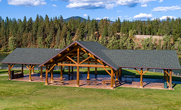 Memorial Amish Log Pavilion