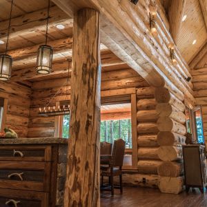 meadowlark log homes photo gallery