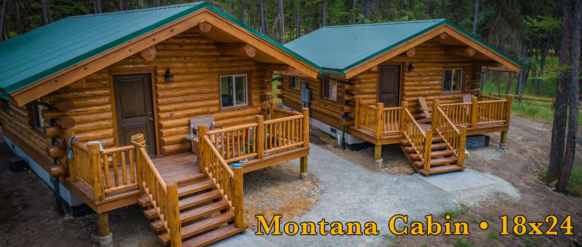 Montana Cabin 18x24