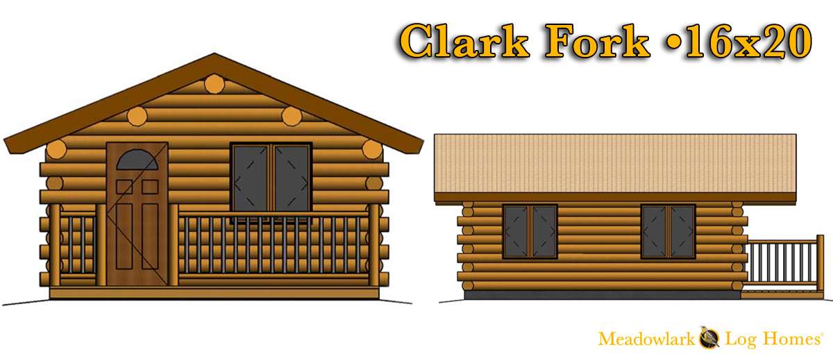 Clark Fork 16x20 Log Cabin